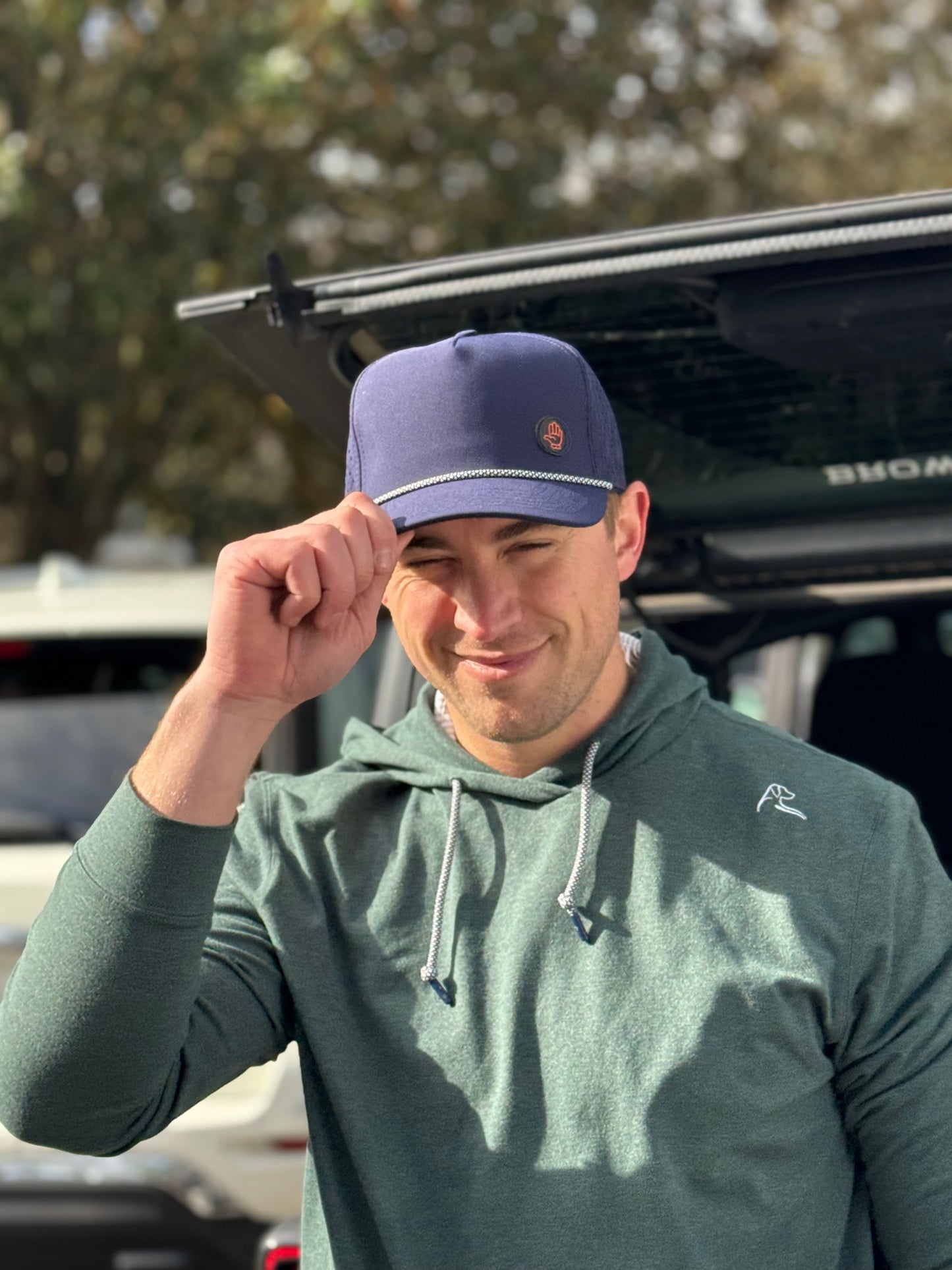 Glove Caddy Pro TechHat: Integrated Magnet and Tee Storage